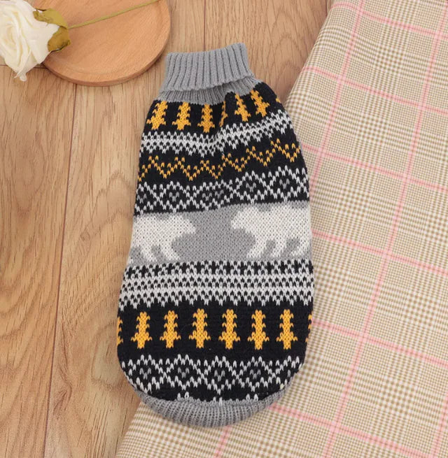 Multi Color Knitting Sweater