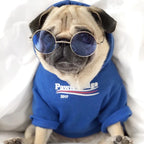 Woofwhite Fashion Bulldog Pet Hoodie for Fall/Winter