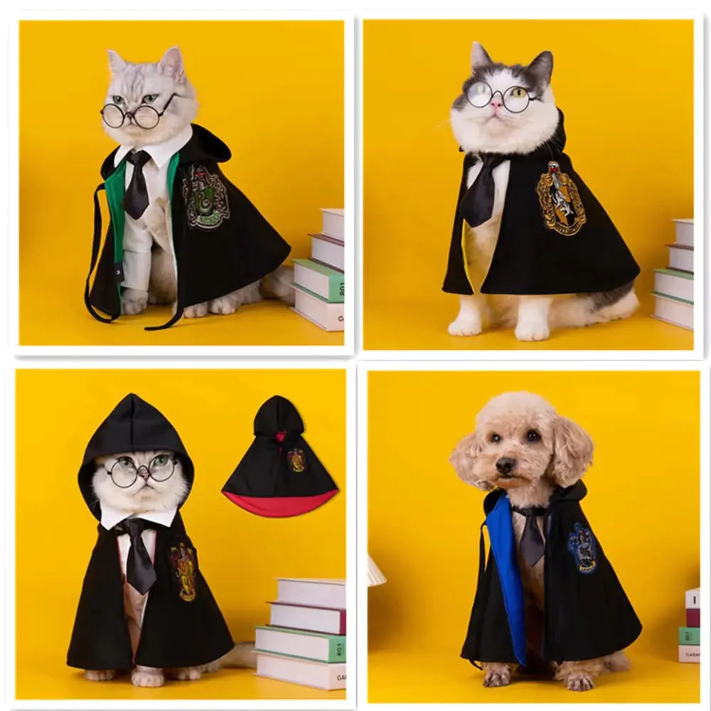 Pet Halloween Magic Cape Outfit
