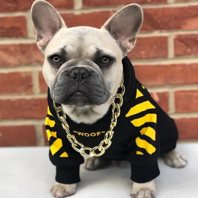 Thick Fleece Pet Hoodie for Fall and Winter Dogs