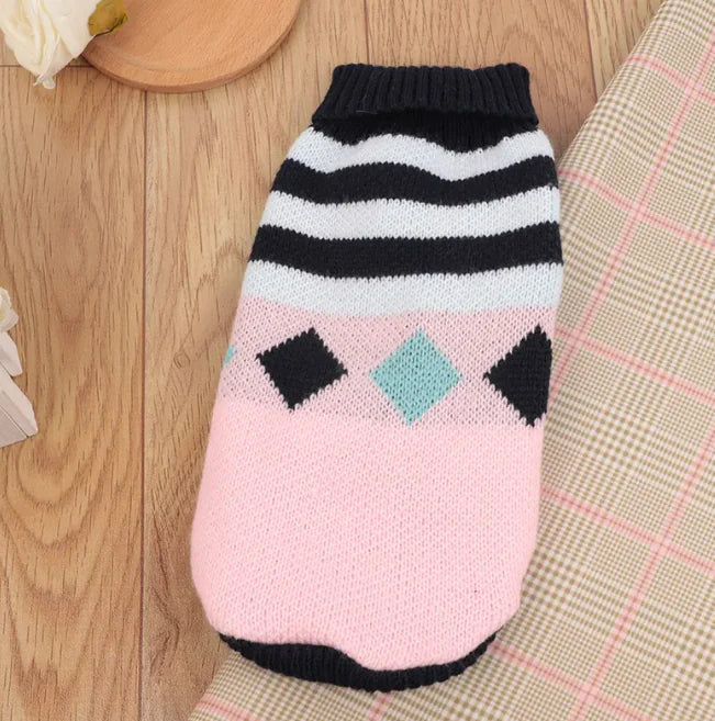 Multi Color Knitting Sweater