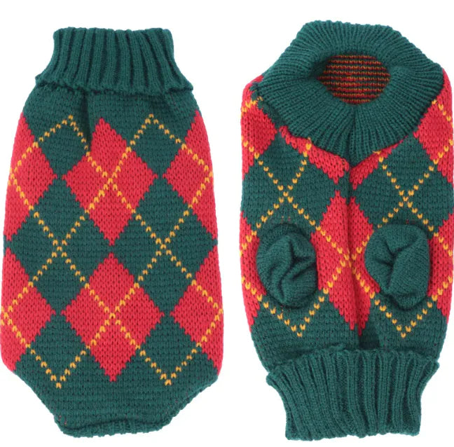 Multi Color Knitting Sweater