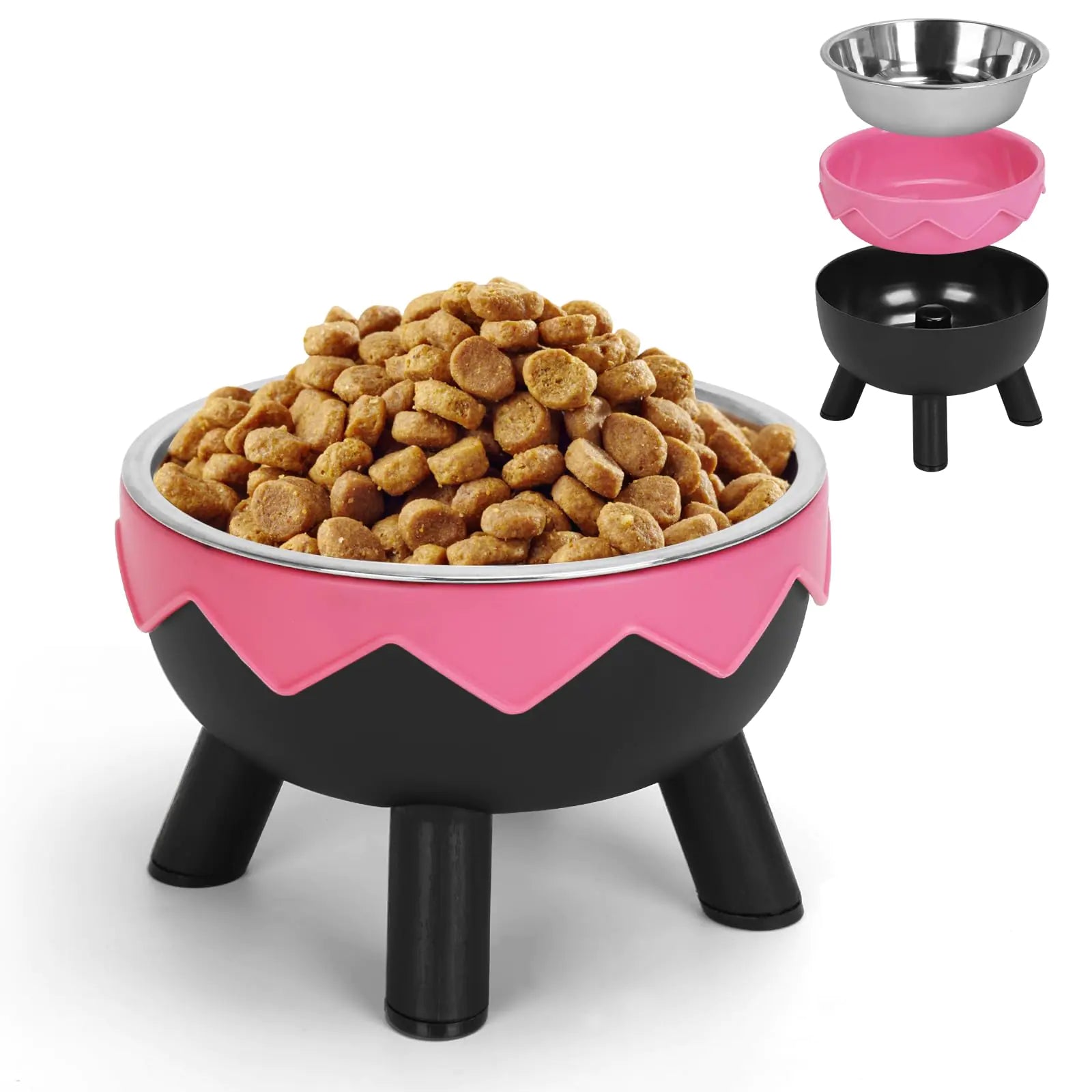 Designer raised food bowl