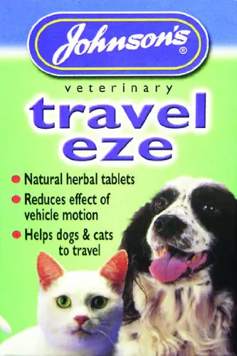 Pet-Bliss Travel-Eze Dog Travel Sickness Tablets - Johnsons (TP)(JTST)